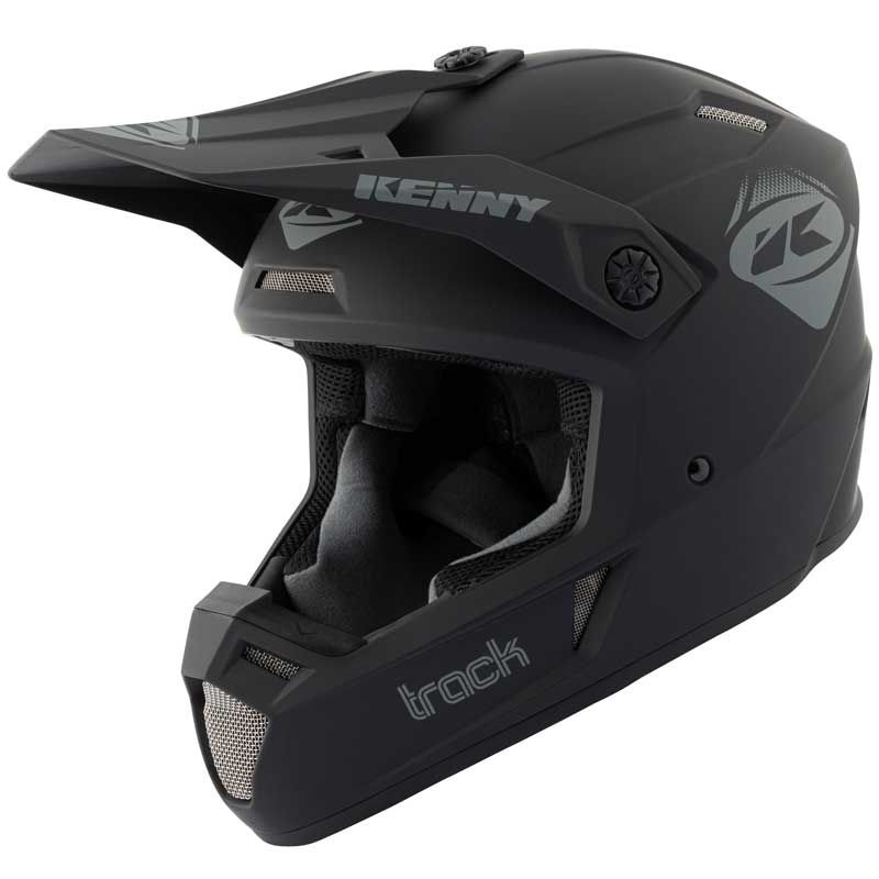 Image of Casque cross Kenny TRACK - SOLID - BLACK 2022
