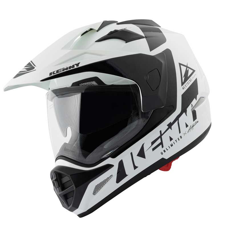 Image of Casque Kenny EXTREME - GRAPHIC - WHITE BLACK