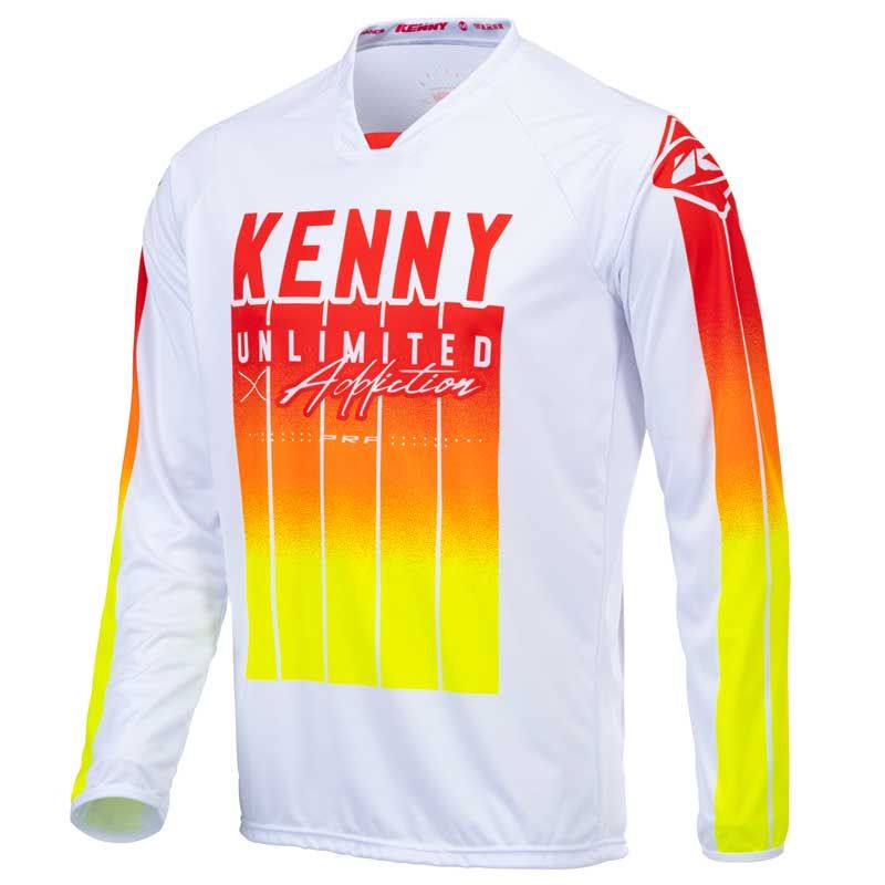 Image of Maillot cross Kenny PERFORMANCE - STRIPES - RED 2021
