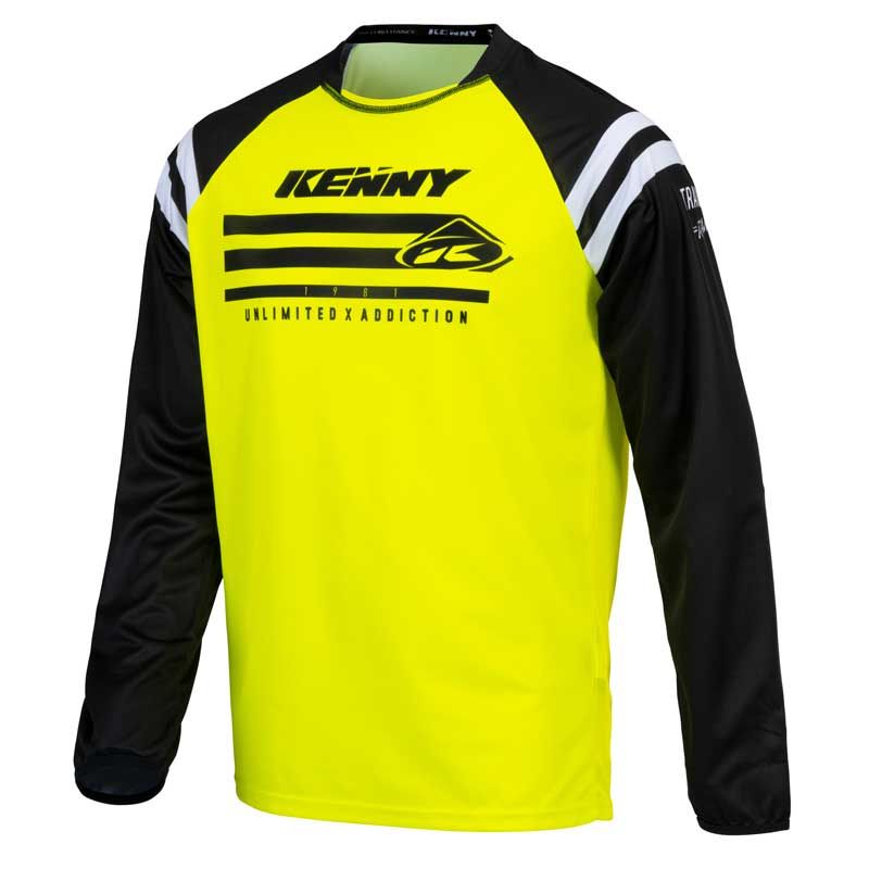 Maillot cross Kenny TRACK ENFANT - RAW - NEON YELLOW