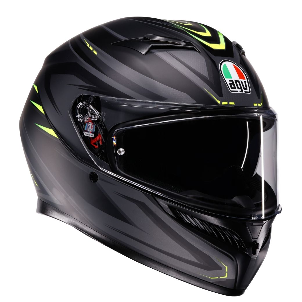 AGV Casque intégral AGV K3 - SYTH — noir et jaune mat