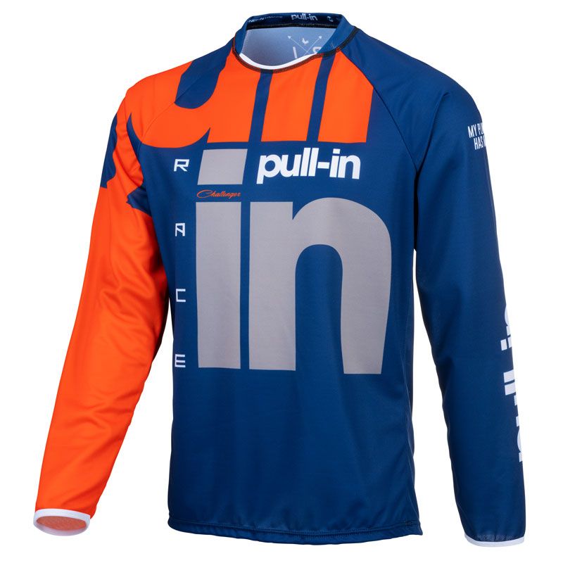 Image of Maillot cross Pull-in RACE ORANGE NAVY 2021