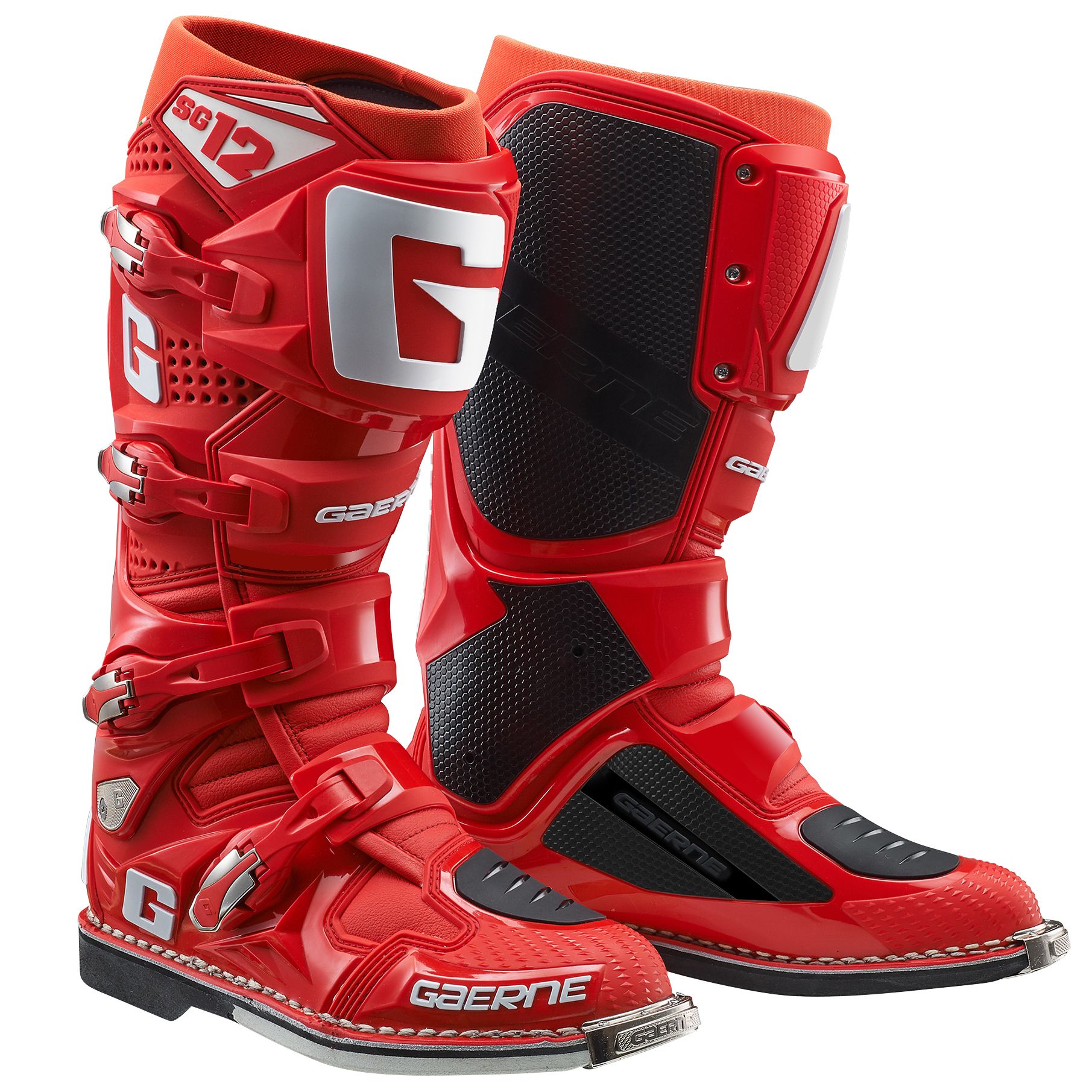 Image of Bottes cross Gaerne SG12 SOLID RED 2023