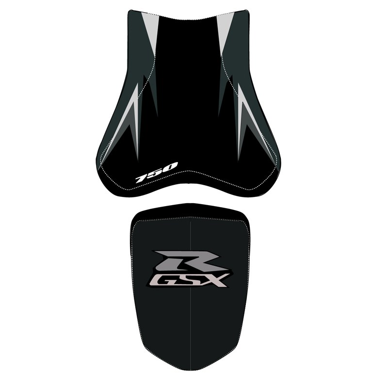 Housse de selle Bagster Noir/Noir Mat/Gris