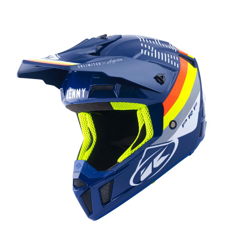 Image of Casque cross Kenny PERFORMANCE GRAPHIC NAVY 2022