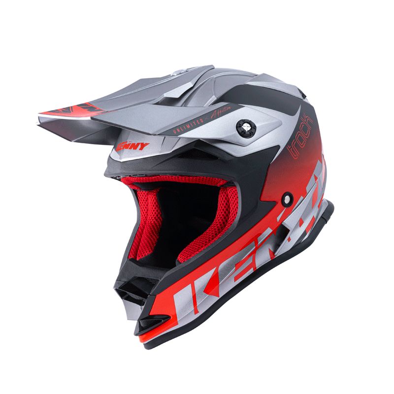 Image of Casque cross Kenny TRACK RED ENFANT