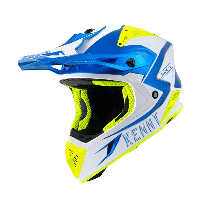 Image of Casque cross Kenny TITANIUM CANDY BLUE 2022