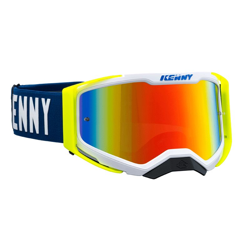 Image of Masque cross Kenny PERFORMANCE - LEVEL 2 - NAVY NEON YELLOW 2023