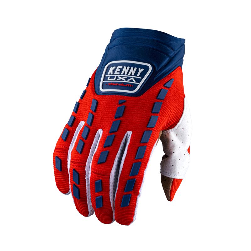 Image of Gants cross Kenny TITANIUM NAVY RED 2022