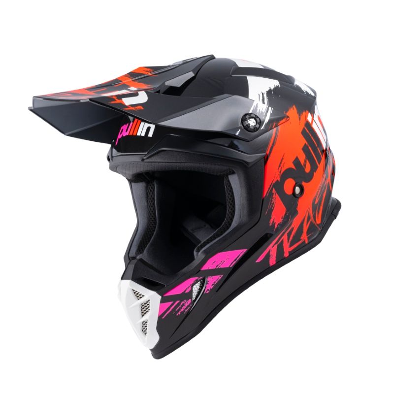 Image of Casque cross Pull-in TRASH BLACK 2022