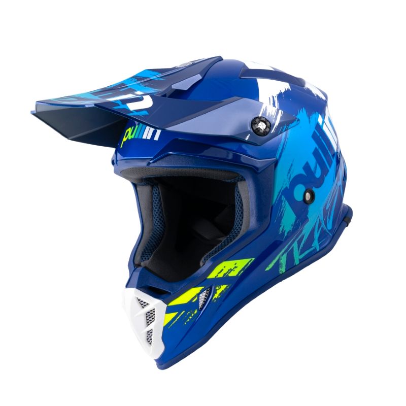 Image of Casque cross Pull-in TRASH NAVY 2022