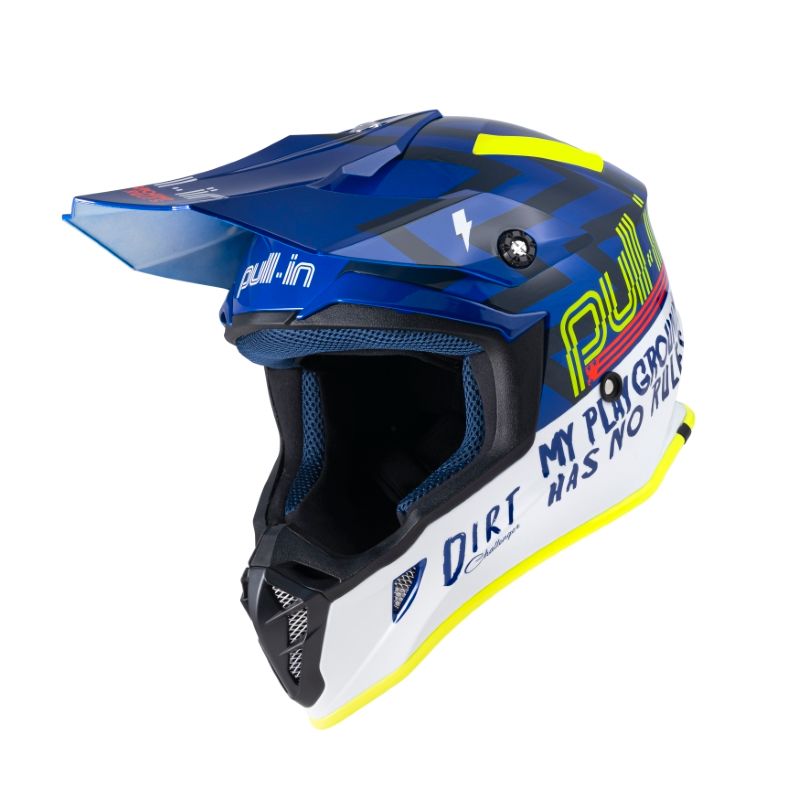 Image of Casque cross Pull-in DIRT NAVY 2022