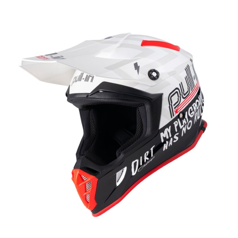 Image of Casque cross Pull-in DIRT WHITE 2022