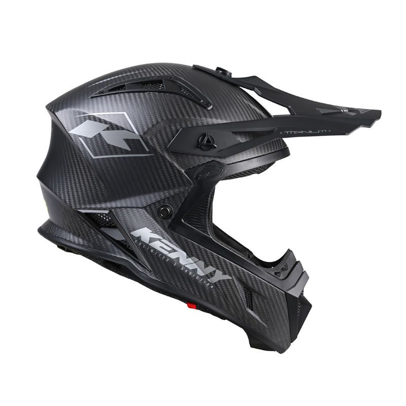 Casque cross Kenny TITANIUM CARBON MATT SOLID 2024