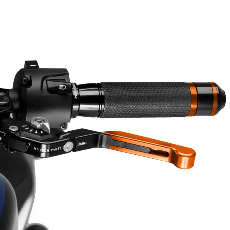 Levier d'embrayage Puig rabattable extensible 3.0 Orange