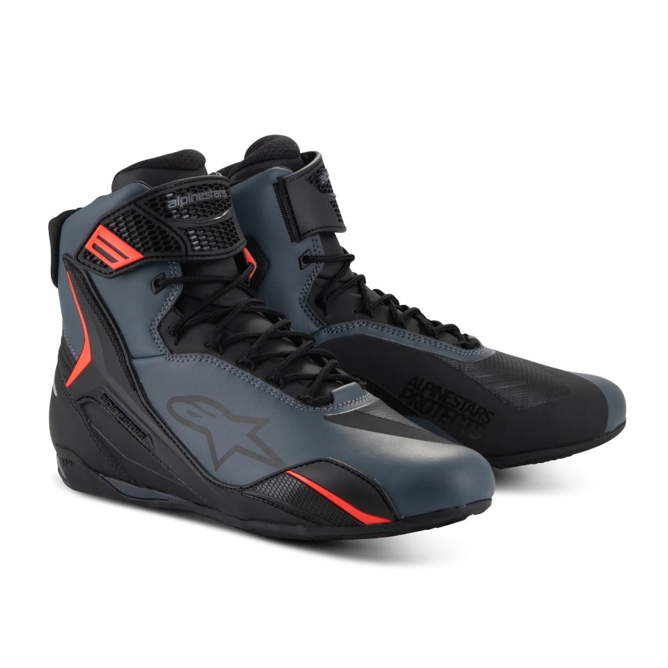 ALPINESTARS Baskets Moto Alpinestars FASTER-4 — noir, gris et rouge