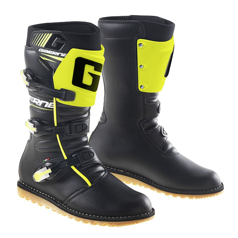 Image of Bottes cross Gaerne BALANCE CLASSIC YELLOW FLUO 2023