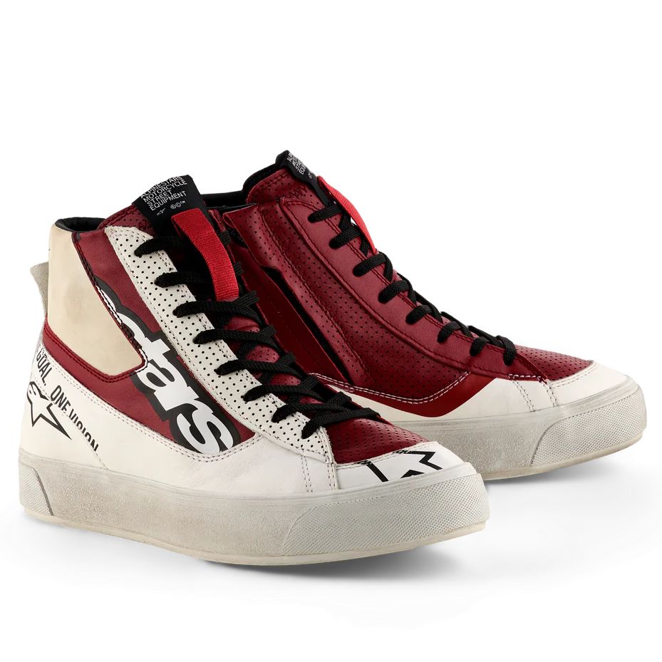 ALPINESTARS Baskets Moto Alpinestars STELLA STATED FLAIR — rouge et blanc