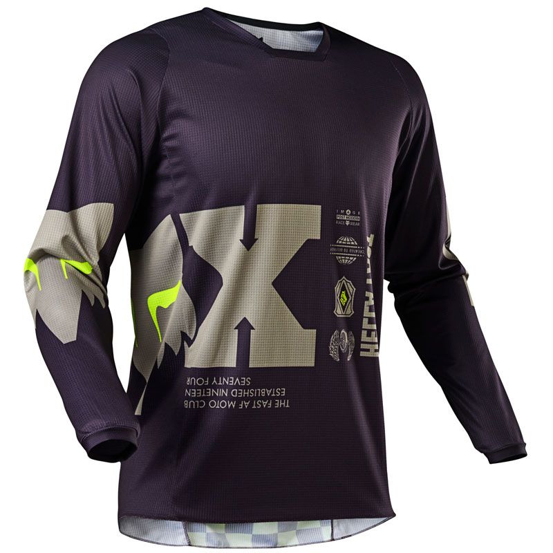 Maillot cross Fox 180 - ILLMATIK - DARK PURPLE SAND 2021