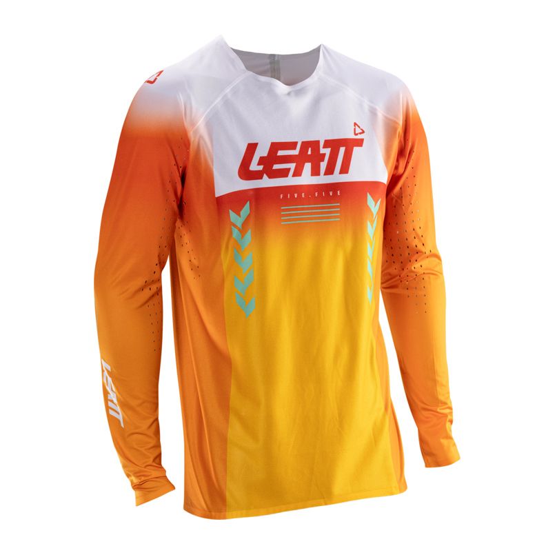 LEATT Maillot cross Leatt 5.5 ULTRAWELD 2026 — orange et jaune