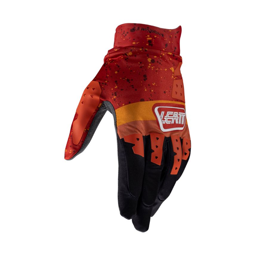 LEATT Gants cross Leatt 2.5 WINDBLOCK — rouge et jaune