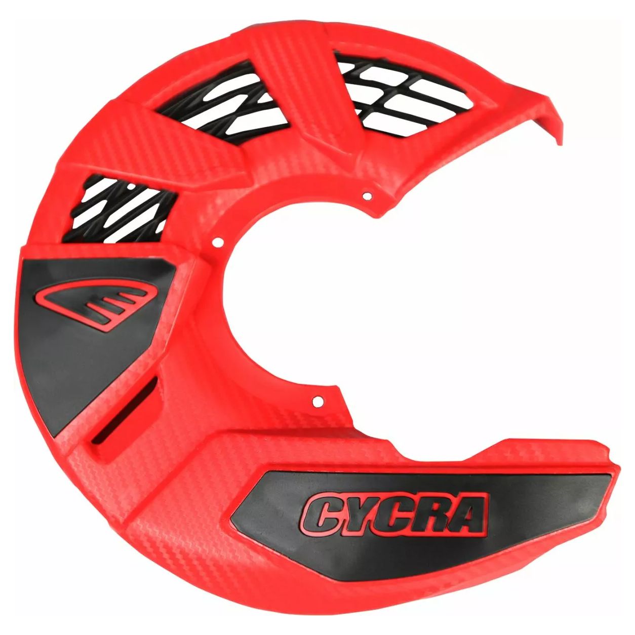 Protège Disque CYCRA Tri Flow pour disque avant rouge