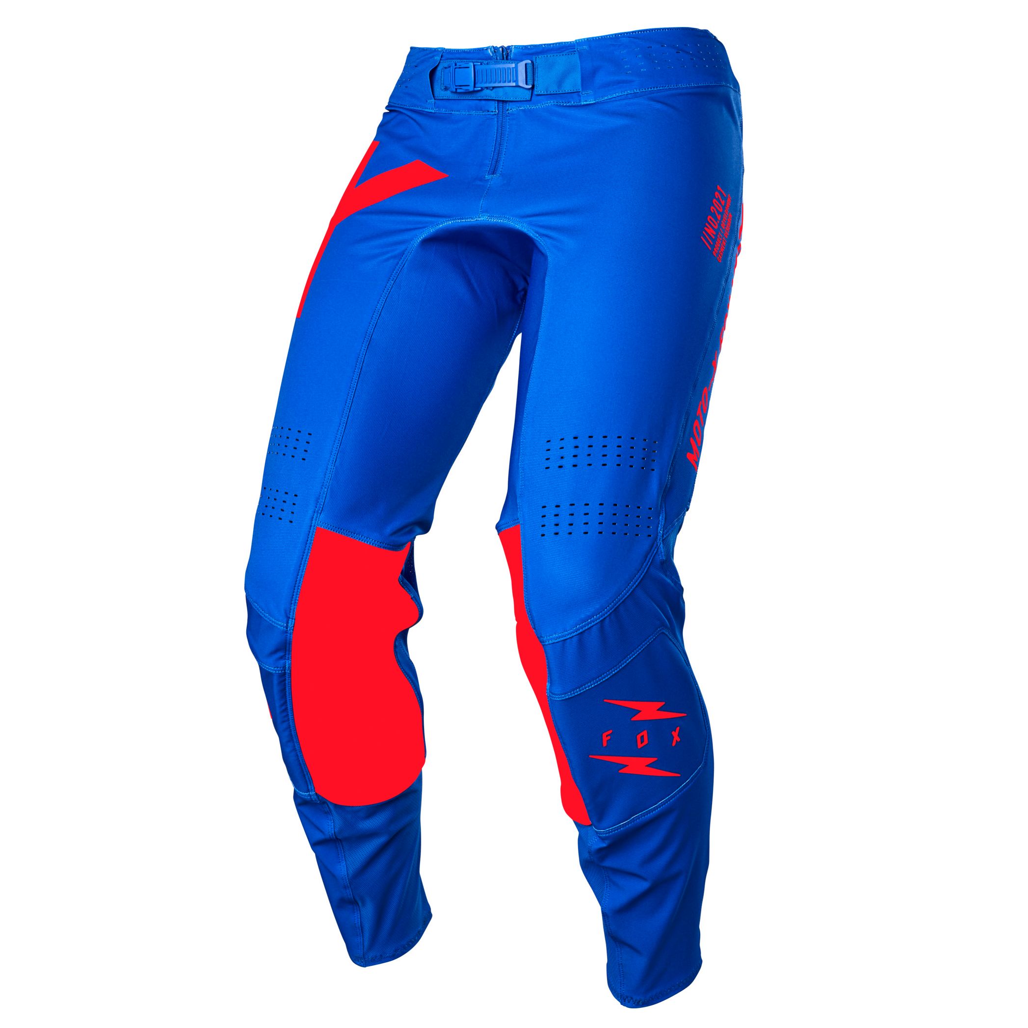 Pantalon cross Fox FLEXAIR - RIGZ - BLUE 2021