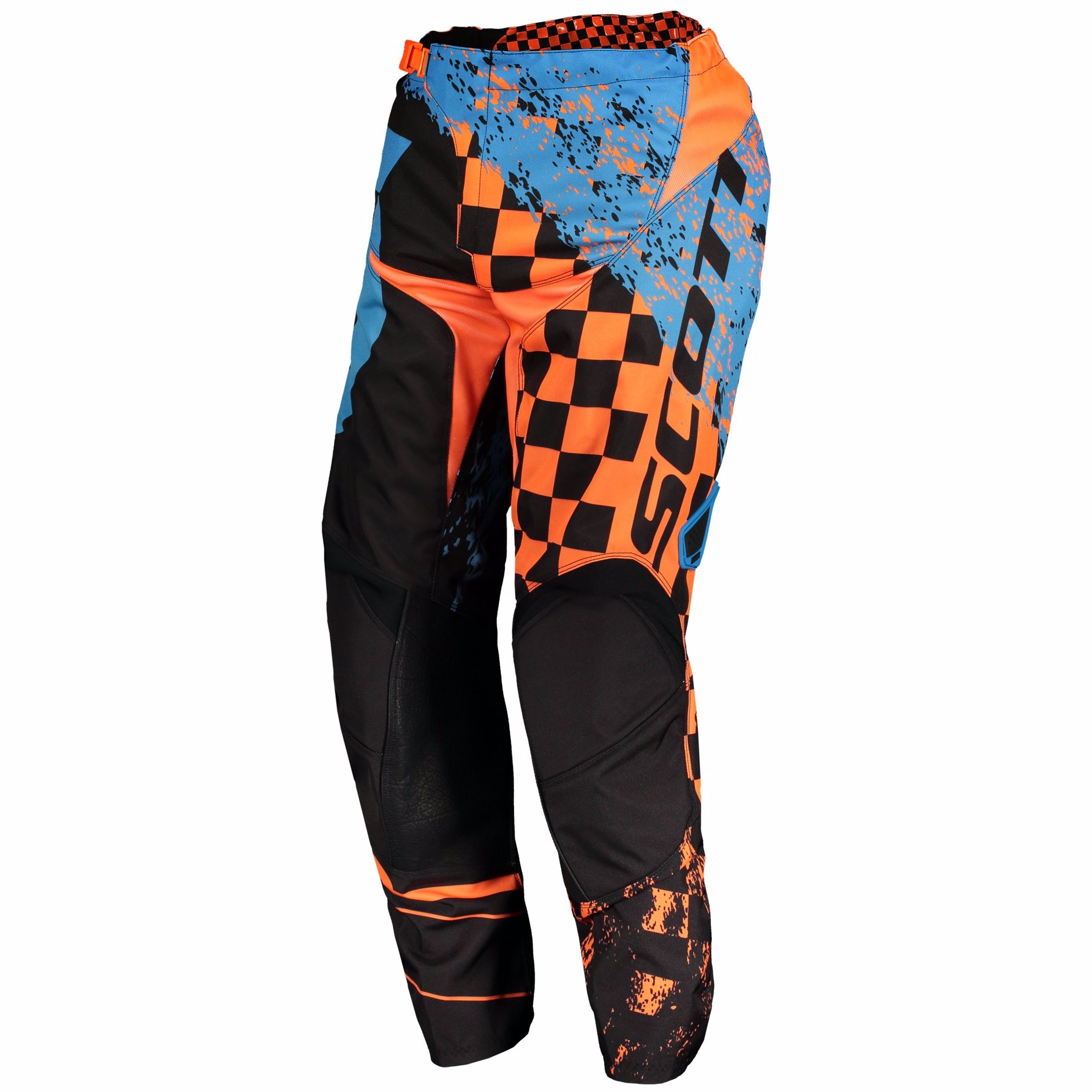 Pantalon Cross Scott 350 Track Junior - Bleu Orange -