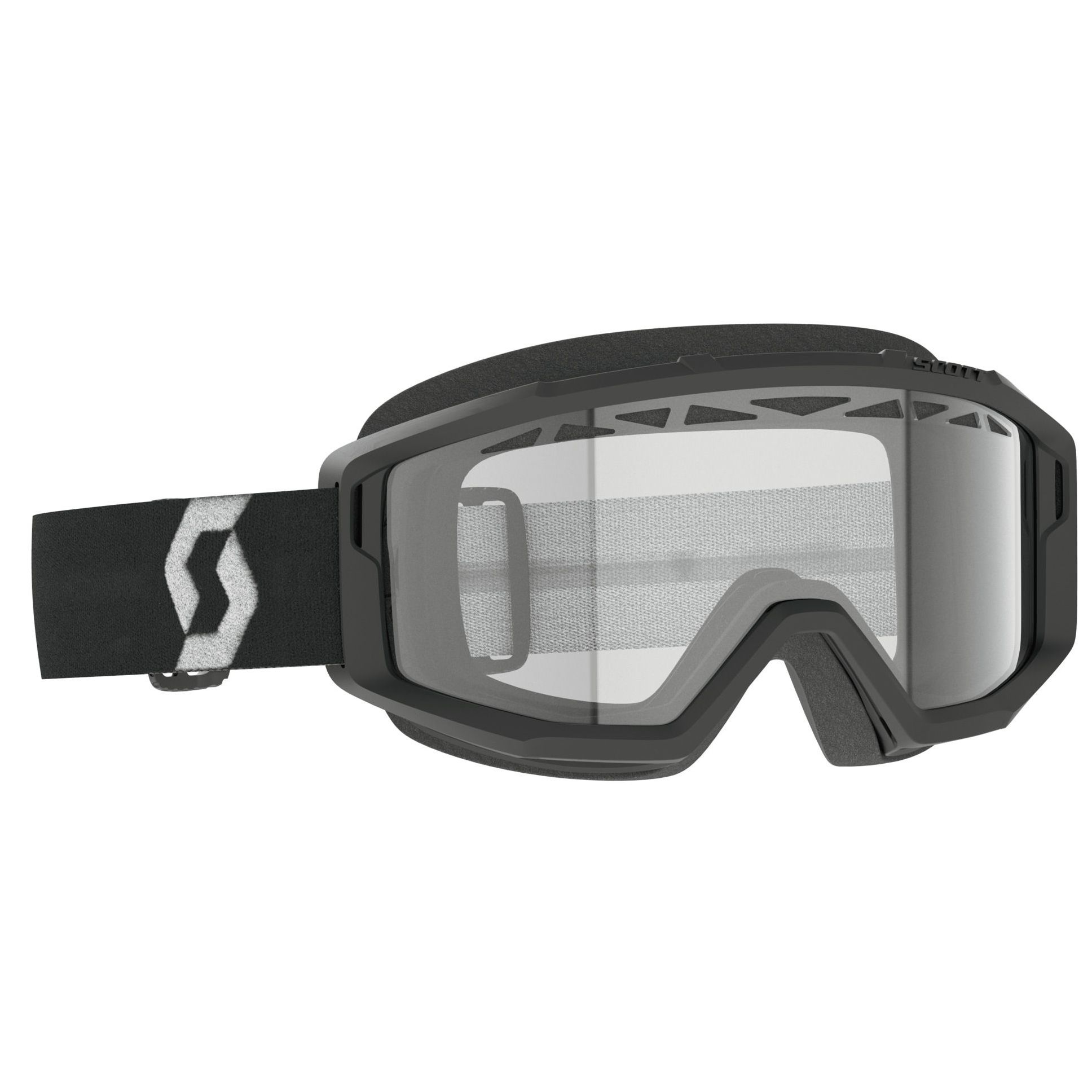 Masque cross Scott Primal Enduro - black/white clear 2024
