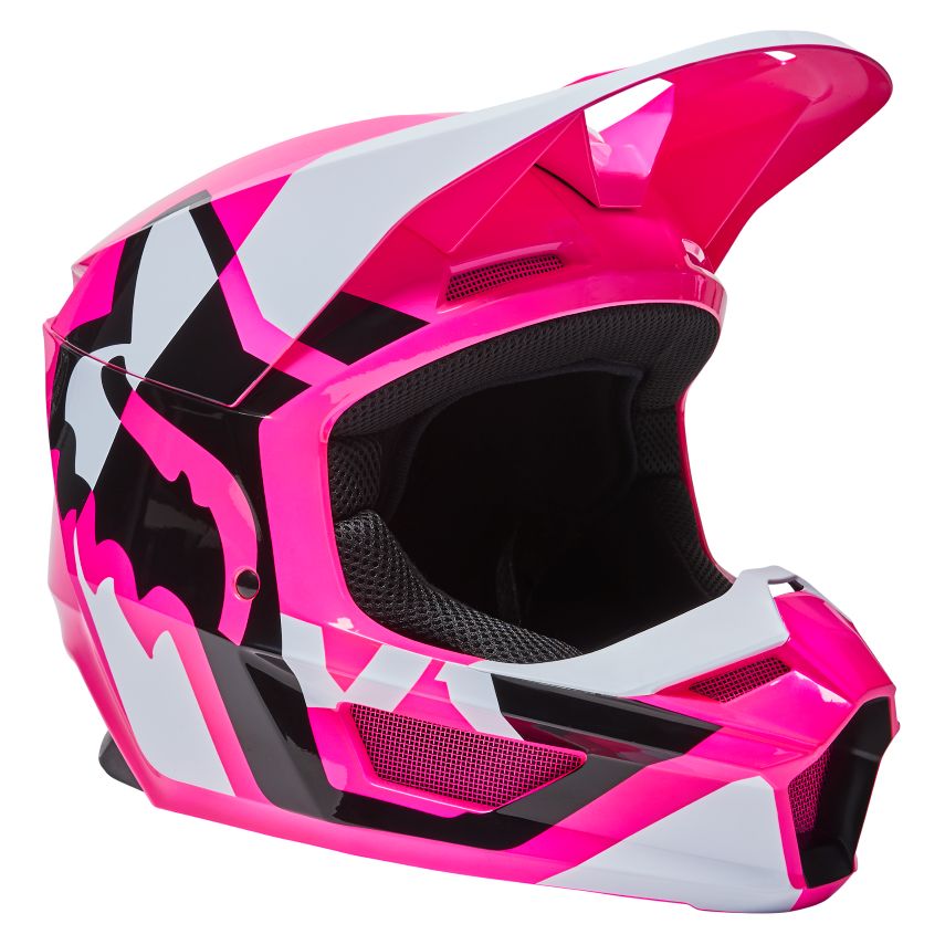 Image of Casque cross Fox YOUTH V1 LUX - PINK