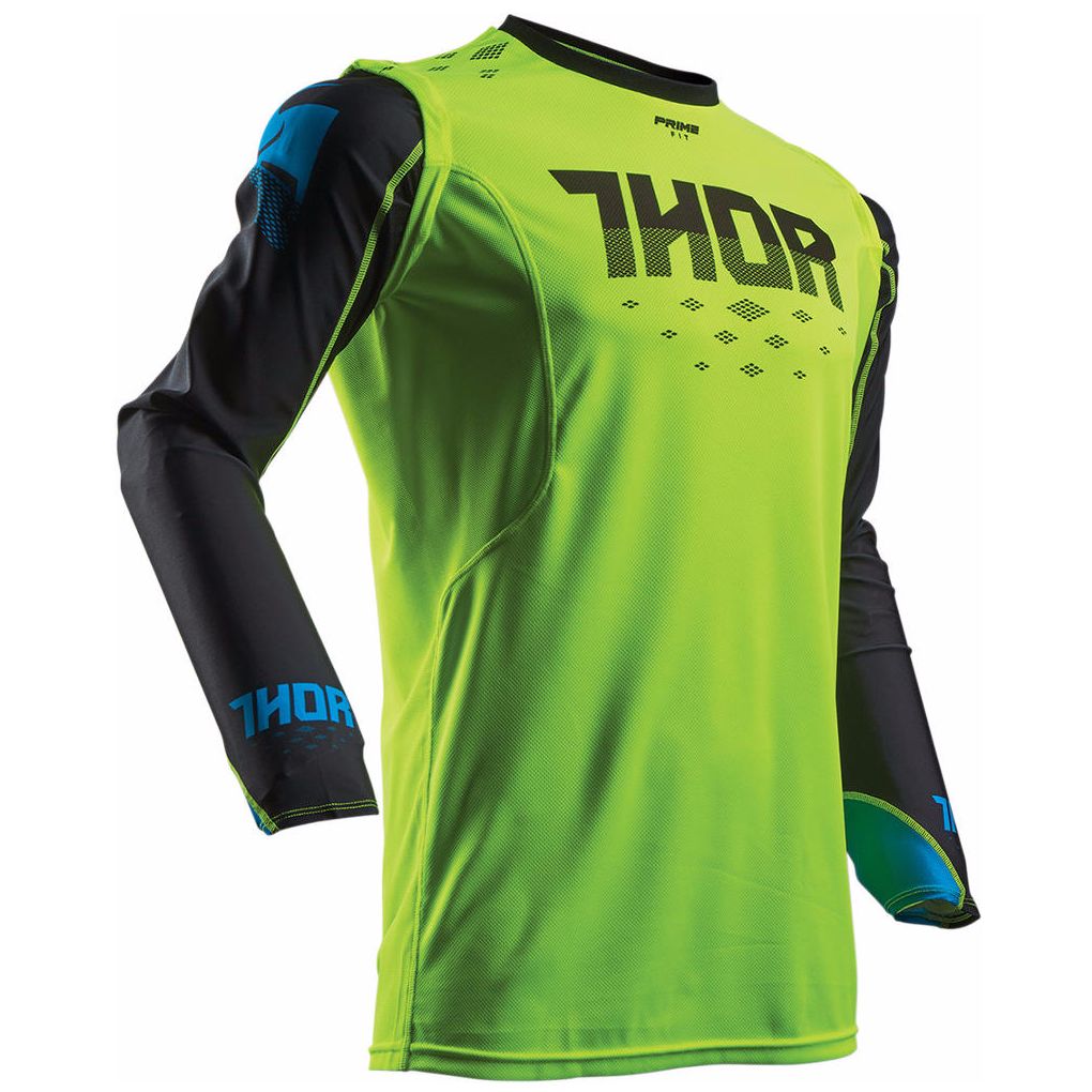 Maillot Cross Thor Prime Fit Rohl - Vert Noir -