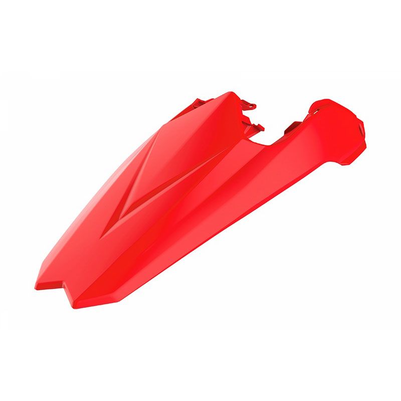 Image of Garde boue Polisport ARRIERE COULEUR ROUGE AVEC PLAQUES LATERALES