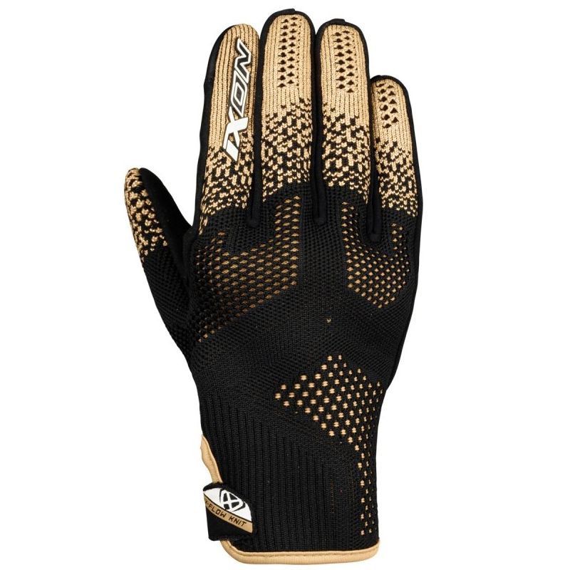 IXON Gants Ixon IXFLOW KNIT L — noir et or