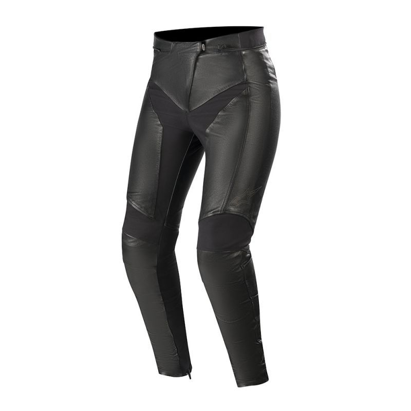 Image of Alpinestars Vika v2 Pantalon en cuir de moto Ladies Noir 40