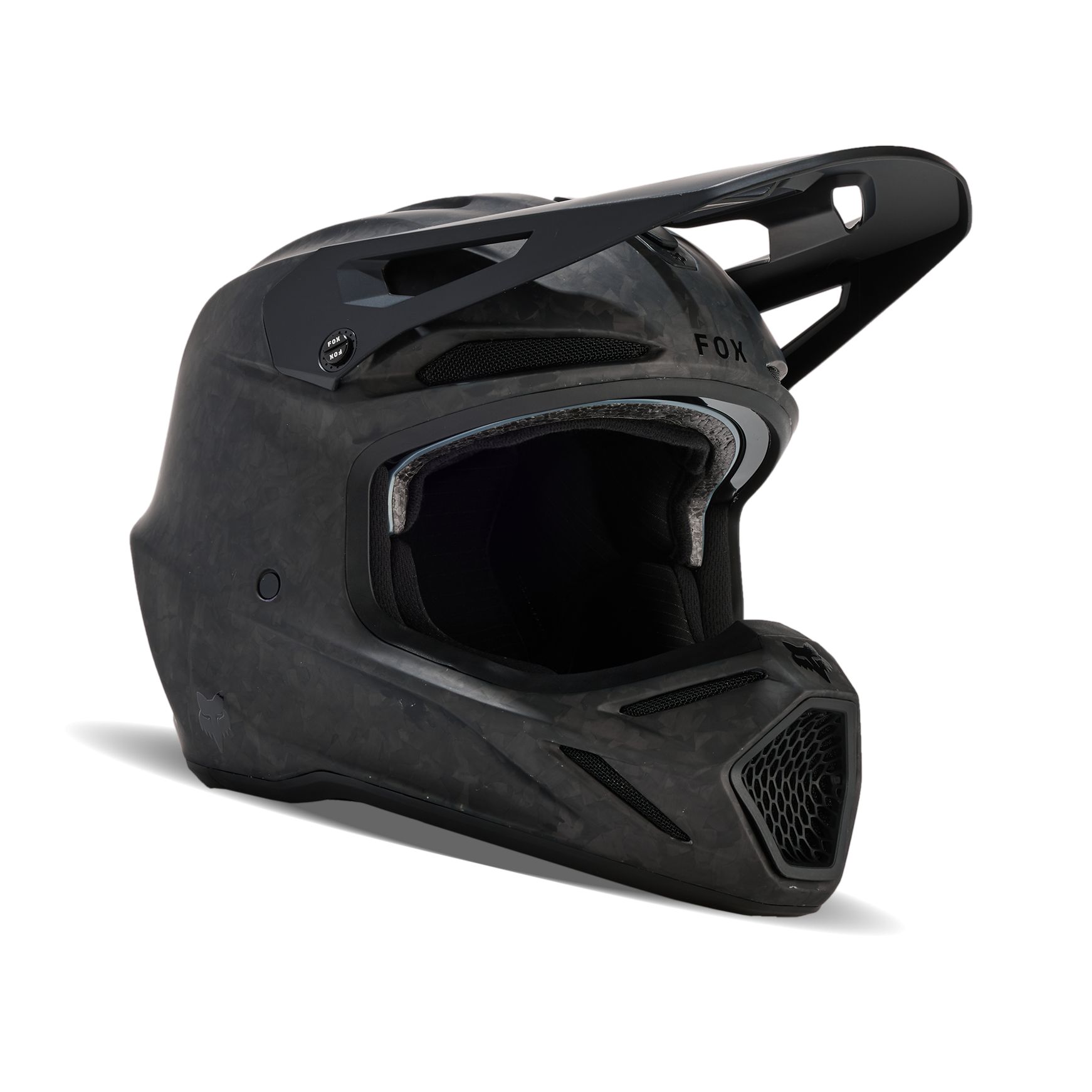 Image of Casque cross Fox V3 RS CARBON SOLID 2024