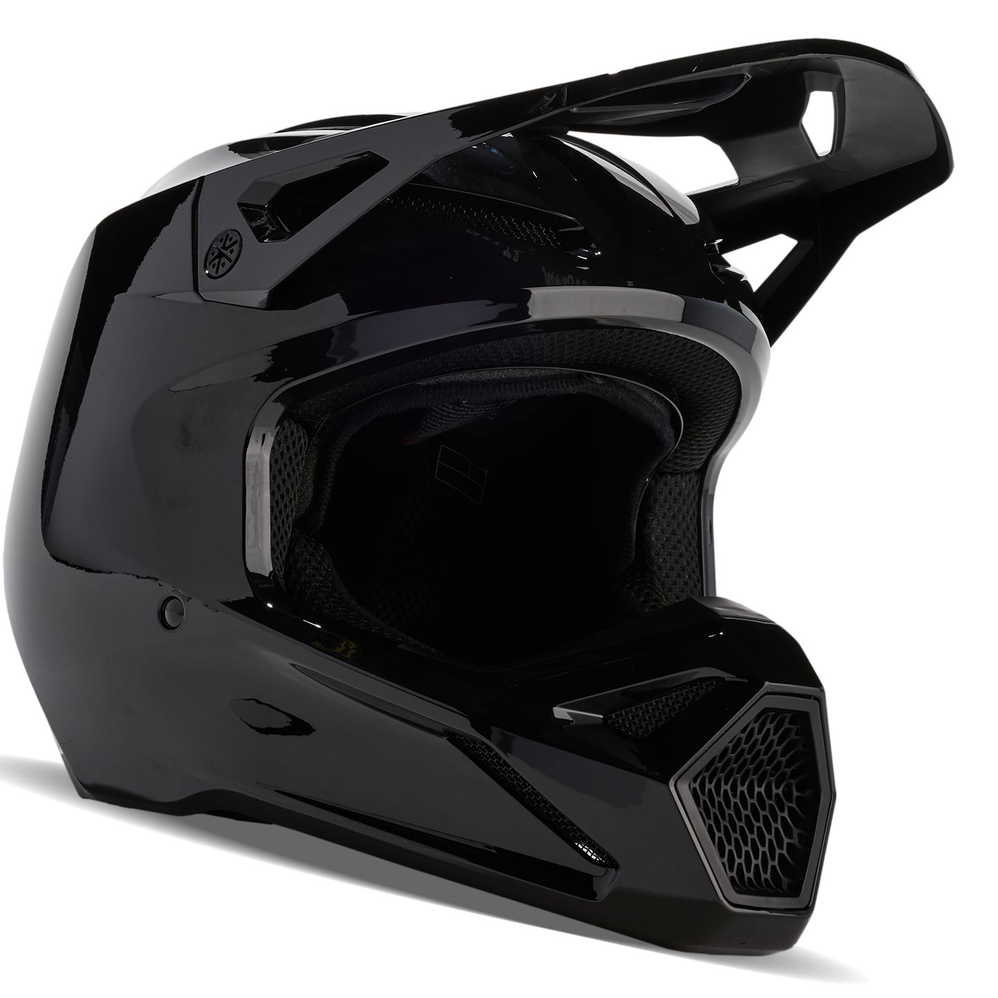 Casque cross Fox V1 - SOLID 2024