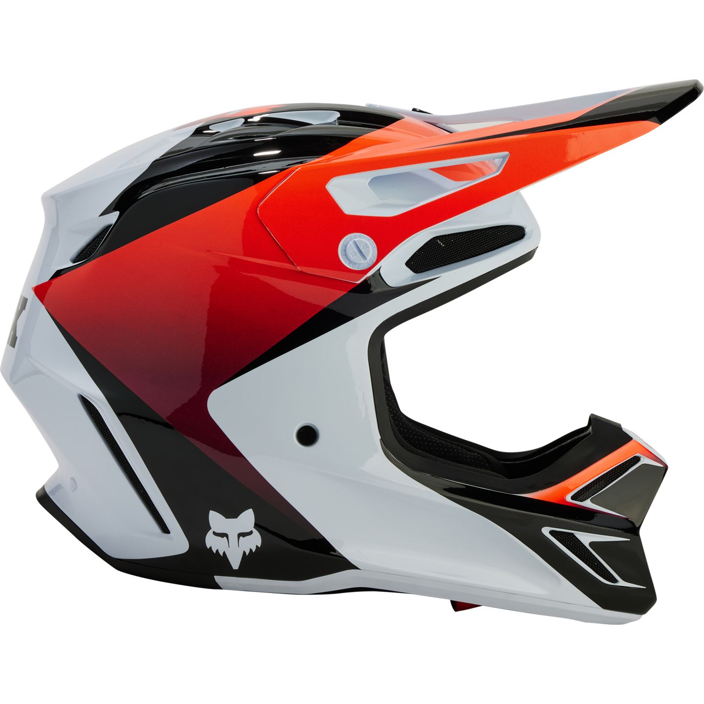 Image of Casque cross Fox V3 - SOLID - YOUTH