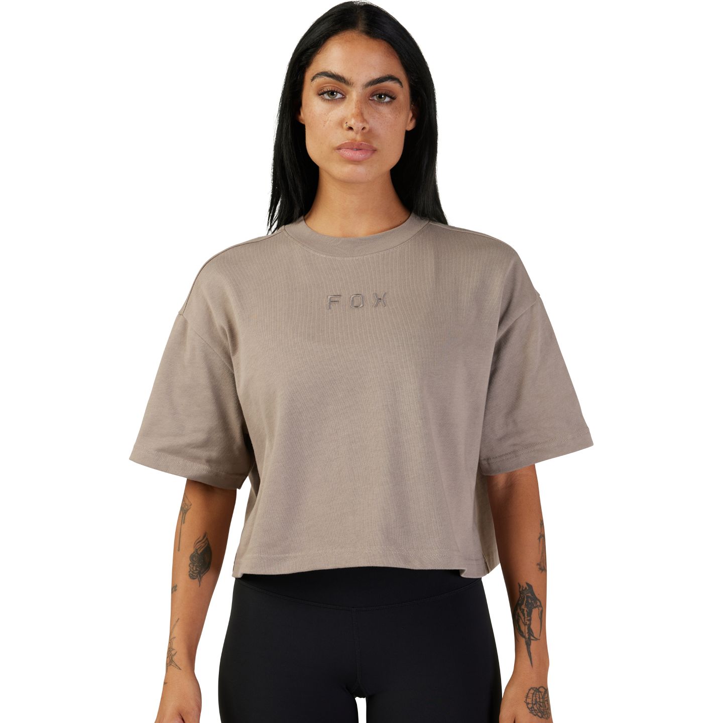 Image of T-Shirt manches courtes Fox WOMEN WORDMARK OS CROP