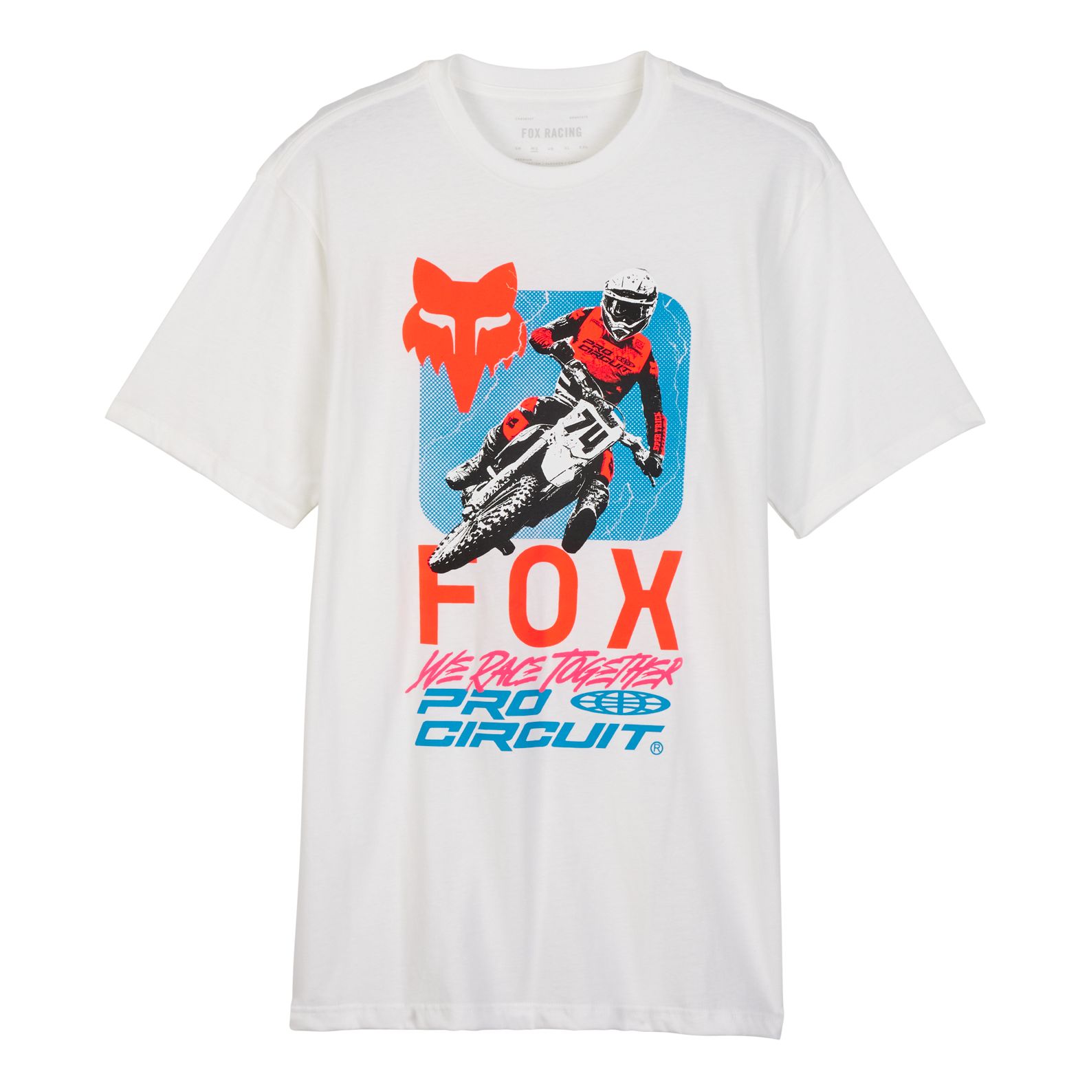 T-Shirt manches courtes Fox FOX X PRO CIRCUIT PREM SS TEE