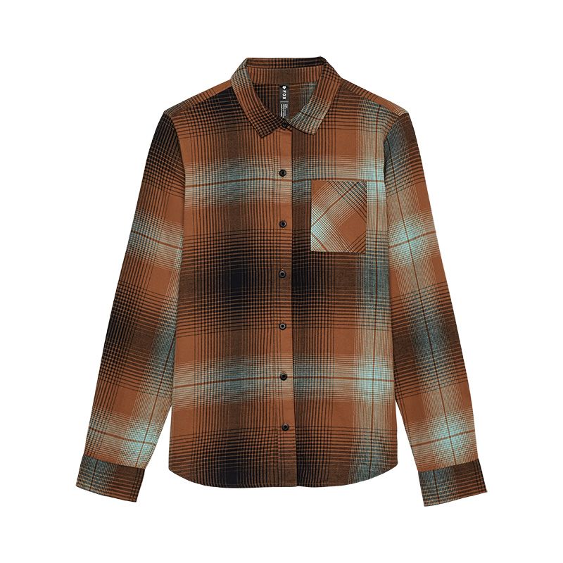 Chemise Fox TRAILDUST FLANNEL FEMME