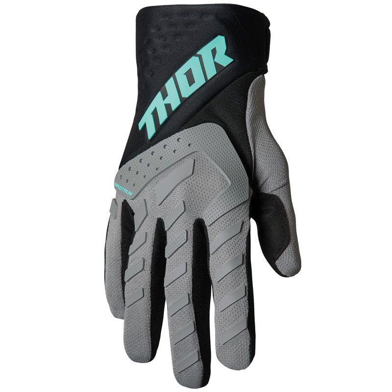 Image of Gants cross Thor SPECTRUM GRAY BLACK MINT ENFANT