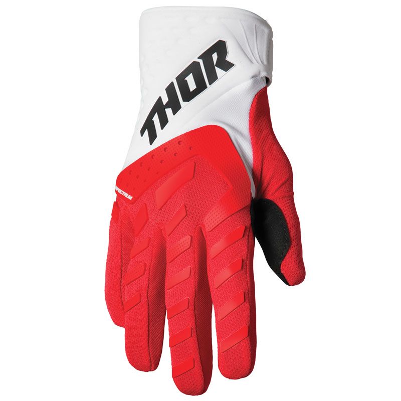 Image of Gants cross Thor SPECTRUM RED WHITE ENFANT