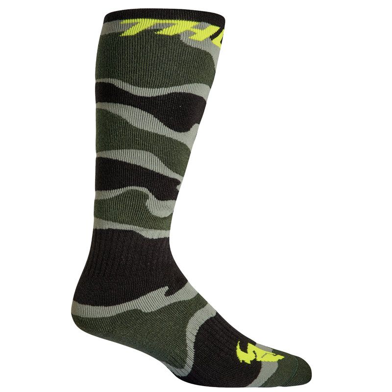Image of Chaussettes MX Thor MX CAMO GREEN WHITE