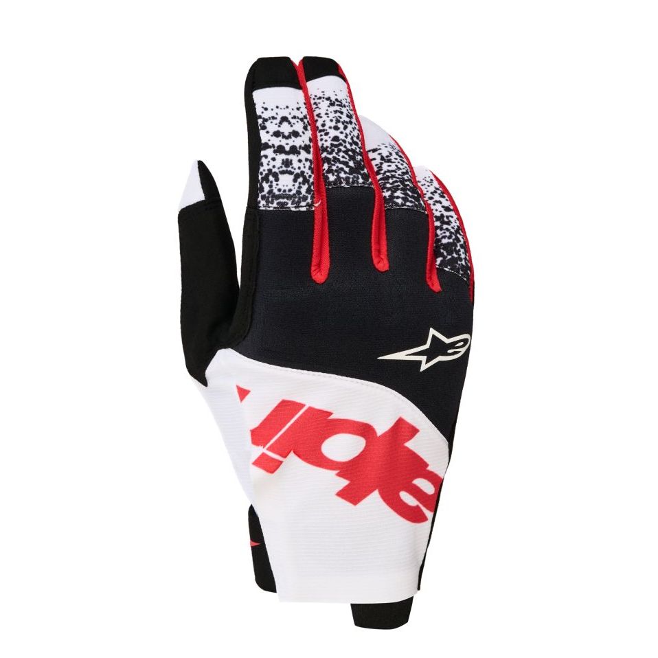 ALPINESTARS Gants cross Alpinestars TECHSTAR 2026 — noir, rouge et blanc