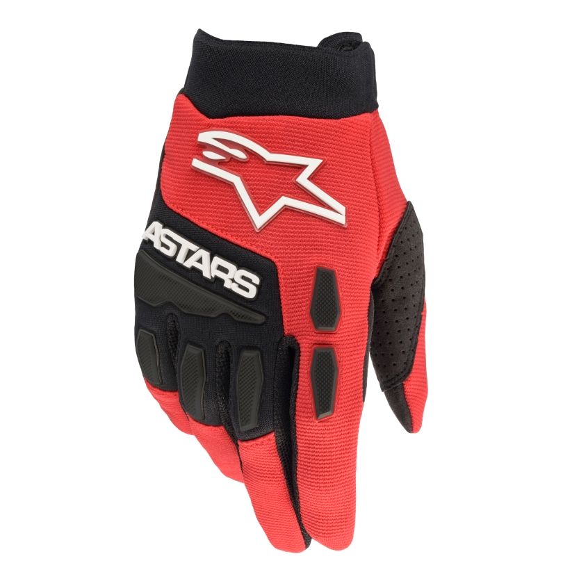 Gants cross Alpinestars FULL BORE - BRIGHT RED BLACK 2023