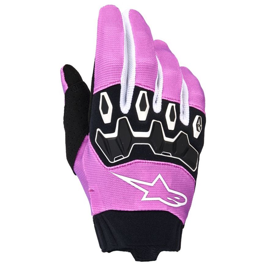 ALPINESTARS Gants cross Alpinestars STELLA FULL BORE V2 2026 — noir et rose