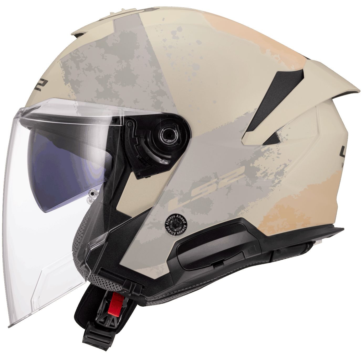 Casque jet LS2 OF618 - VERSO II - AQUA