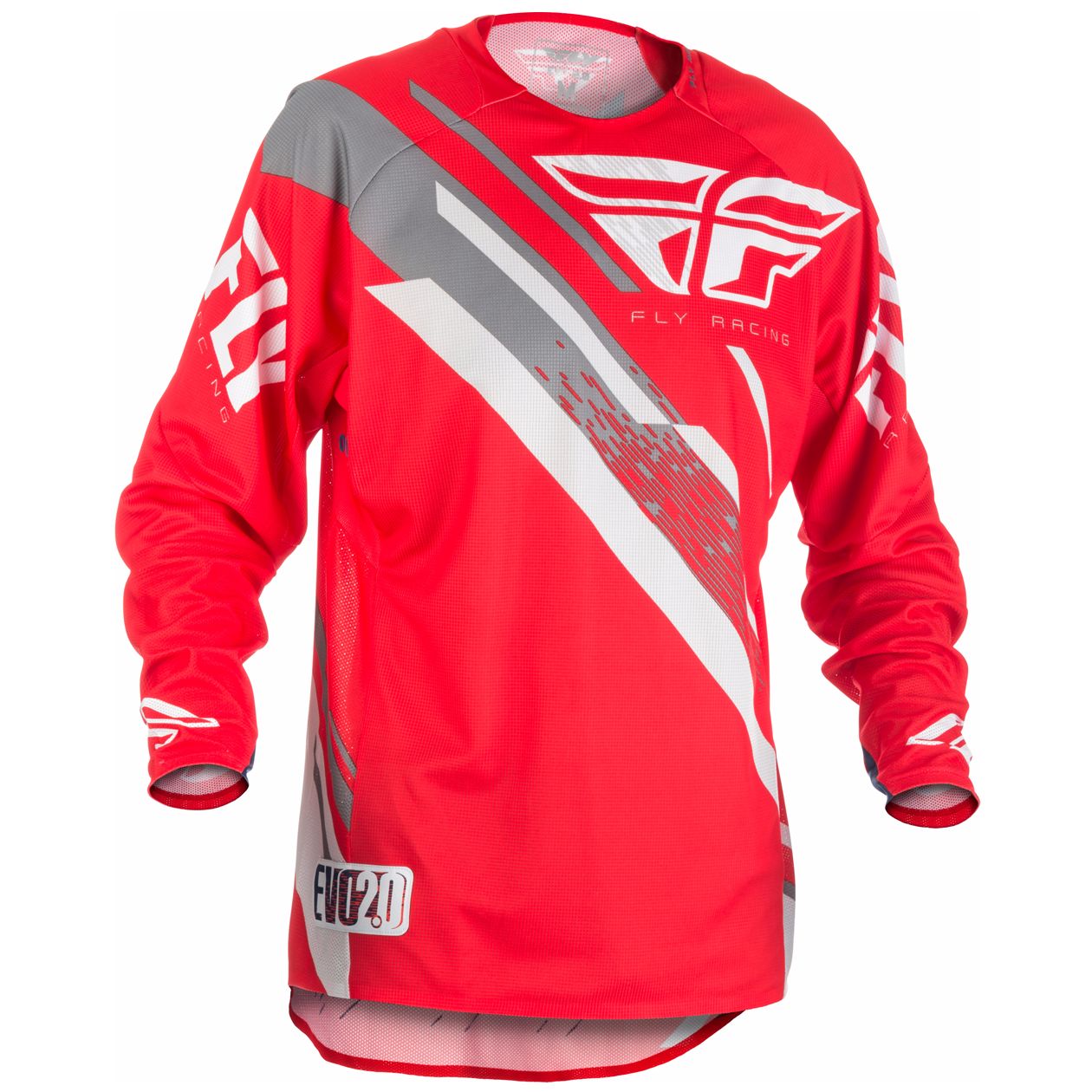 Maillot Cross Fly Evolution 2.0 - Rouge Blanc -
