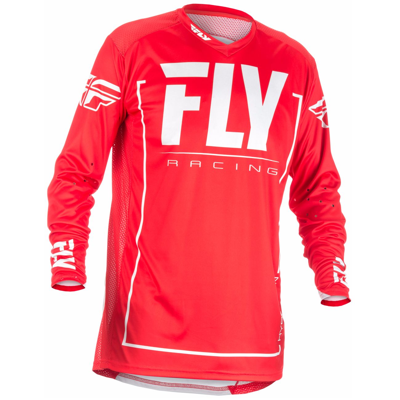 Maillot Cross Fly Lite Hydrogen - Rouge Blanc -