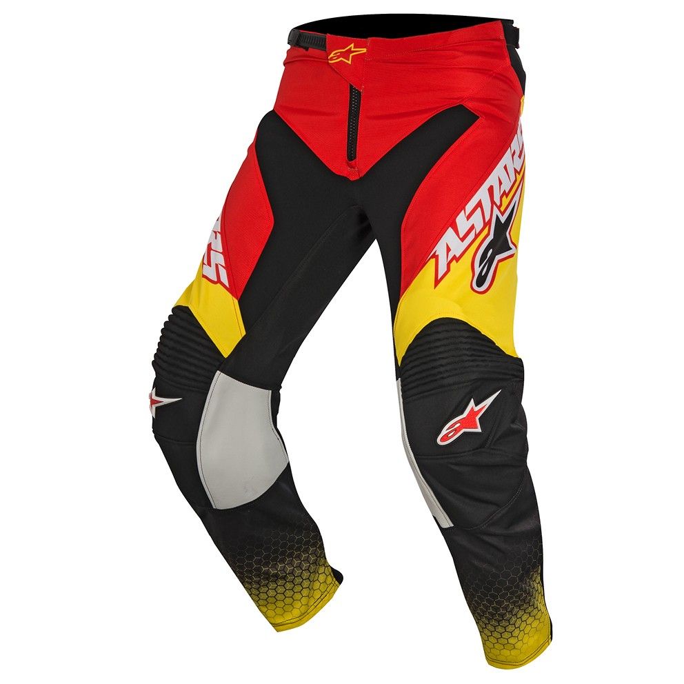 Pantalon Cross Alpinestars Racer Supermatic Red Black Yellow